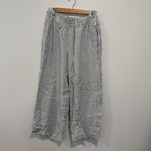 Striped Blue and White Women’s  Pants